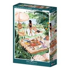 Pieces &amp; Peace 1000 db-os puzzle - Picnic in the South of France (0195)