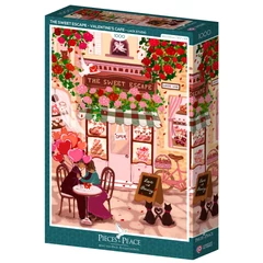 Pieces & Peace 1000 db-os puzzle - The Sweet Escape - Valentine's Cafe (0221)