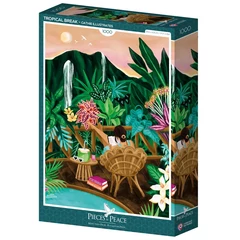Pieces & Peace 1000 db-os puzzle - Tropical Break (0234)