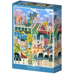 Pieces & Peace 1500 db-os puzzle - Paris, my Love (0244)