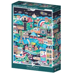Pieces & Peace 1000 db-os puzzle - Monuments of Paris (0251)
