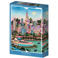 Pieces & Peace 1500 db-os puzzle - Chicago (0252)
