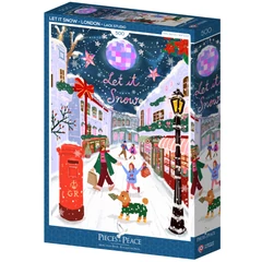 Pieces & Peace 500 db-os puzzle - Let it Snow - London (0256)