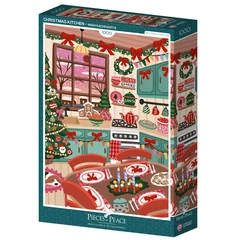 Pieces &amp; Peace 1000 db-os puzzle - Christmas Kitchen (0262)