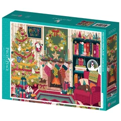 Pieces &amp; Peace 2000 db-os puzzle - Festive Fireplace (0265)