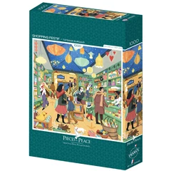 Pieces & Peace 1000 db-os puzzle - Shopping Festif (0269)