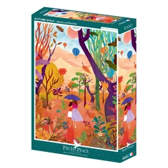 Pieces &amp; Peace 1000 db-os puzzle - Autumn Walk (0141)