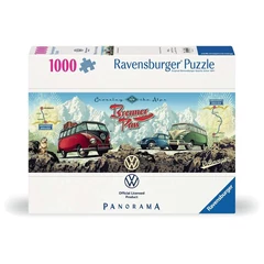 Ravensburger 1000 db-os Panoráma puzzle - Volkswagennel az Alpokon át (12000443)
