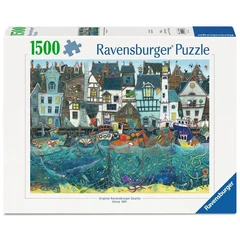 Ravensburger 1500 db-os puzzle - Csodák kikötője - Nyüzsgő fantázia (12001398)