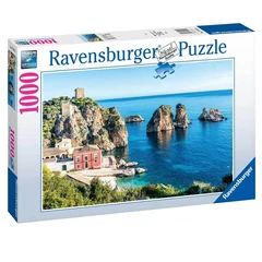 Ravensburger 1000 db-os puzzle - Faraglioni di Scopello, Szicília (12001235)