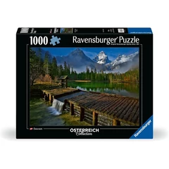 Ravensburger 1000 db-os puzzle - Schiederweiher tó Hinterst, Ausztria (12000603)