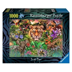 Ravensburger 1000 db-os puzzle - Tigris a dzsungelben (12001273)