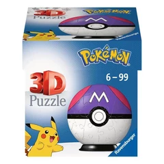 Ravensburger 55 db-os 3D puzzle - Pokémon Poké Balls - Master Ball (11564)