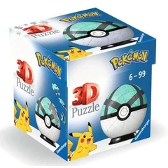 Ravensburger 55 db-os 3D puzzle - Pokémon Poké Balls - Net Ball (11581)