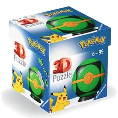 Ravensburger 55 db-os 3D puzzle - Pokémon Poké Balls - Dusk Ball (11626)