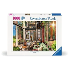 Ravensburger 1000 db-os puzzle - Apró ház a fenyőerdőben (12000634)