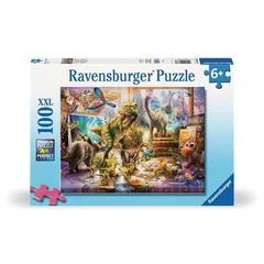 Ravensburger 100 db-os XXL puzzle - Dinoszauruszok szabadlábon (12000863)