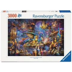 Ravensburger 3000 db-os puzzle - A sárkány könyvtára (12001418)