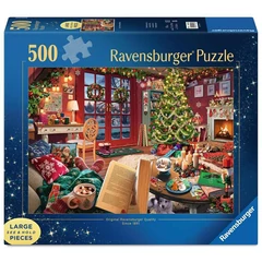 Ravensburger 500 db-os XXL puzzle - Karácsonyi kuckózgatás (12001805)