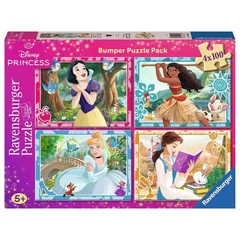 Ravensburger 4 x 100 db-os puzzle - Disney Princess (12004031)