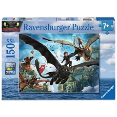 Ravensburger 150 db-os XXL puzzle - Így neveld a sárkányodat (12004141)