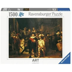 Ravensburger 1500 db-os puzzle - Rembrandt - Éjjeli őrjárat (12000701)