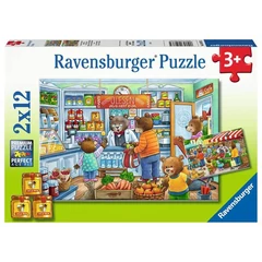 Ravensburger 2 x 12 db-os puzzle - A boltban (05076)