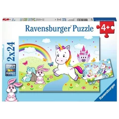 Ravensburger 2 x 24 db-os puzzle - Csodás unikornisok  (07828)