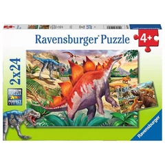 Ravensburger 2 x 24 db-os puzzle - Vadállatok (05179)