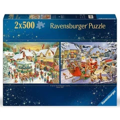 Ravensburger 2 x 500 db-os puzzle - Karácsonyi gyűjtemény 1 (12000040)