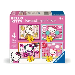 Ravensburger 4 az 1-ben puzzle (12,16,20,24 db-os) - Hello Kitty (12004158)