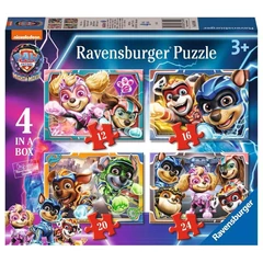 Ravensburger 4 az 1-ben puzzle (12,16,20,24 db-os)-os puzzle - Mancs őrjárat - A film (03169)