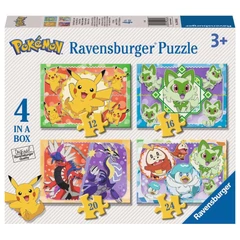 Ravensburger 4 az 1-ben puzzle (12,16,20,24 db-os) - Pokémon (12004026)