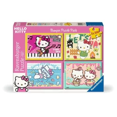 Ravensburger 4 x 100 db-os puzzle - Hello Kitty (12004159)