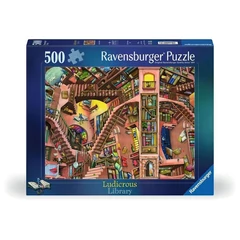 Ravensburger 500 db-os puzzle - Komikus könyvtár, Colin Thompson (12000681)