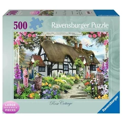 Ravensburger 500 db-os XXL puzzle - Mesebeli házikó - Rózsa lak (12001274)
