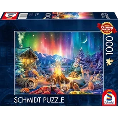 Schmidt 1000 db-os puzzle - Campfire romance under the starry sky (59787)