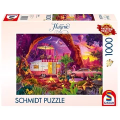 Schmidt 1000 db-os puzzle - Camping - Paradise in the Desert, Jeff Haynie (58574)