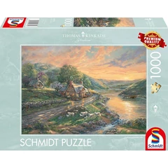 Schmidt 1000 db-os puzzle - Dawn in Emerald Valley, Thomas Kinkade (59774)