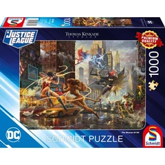 Schmidt 1000 db-os puzzle - DC Justice League - The Women Of DC, Thomas Kinkade (58789)