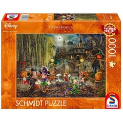 Schmidt 1000 db-os puzzle - Disney - Mickey and Minnie - Halloween Fun, Thomas Kinkade (58033)