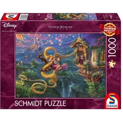 Schmidt 1000 db-os puzzle - Disney - Rapunzel - Tangled up in Love, Thomas Kinkade (58034)