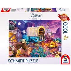 Schmidt 1000 db-os puzzle - Romantic Wild West Camping, Jeff Haynie (58576)