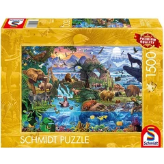 Schmidt 1500 db-os puzzle - Panorama of Wildlife (58866)