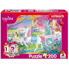 Schmidt 200 db-os  Schleich puzzle figurával - Bayala - Beautiful Unicorn (56564)