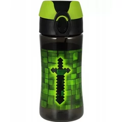 Pixel műanyag kulacs - zöld 450 ml (558663)