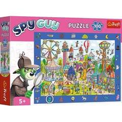 Trefl 100 db-os puzzle - Spy Guy - Nyomozás a vidámparkban (15592)