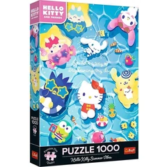 Trefl 1000 db-os Premium Plus puzzle - Hello Kitty - Nyári pihenés (12067)