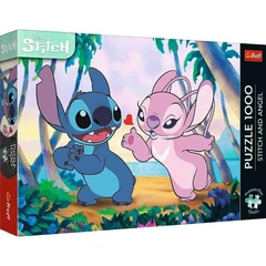 Trefl 1000 db-os Premium Plus puzzle - Stitch és Angel (12079)