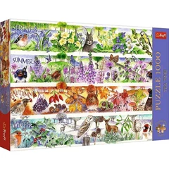 Trefl 1000 db-os Premium Plus puzzle - Tea Time - Négy évszak (12078)